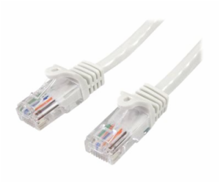 StarTech.com 1m White Cat5e / Cat 5 Snagless Patch Cable ...