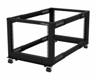 StarTech.com 8U 19  Open Frame Server Rack, 4 Post Adjust...
