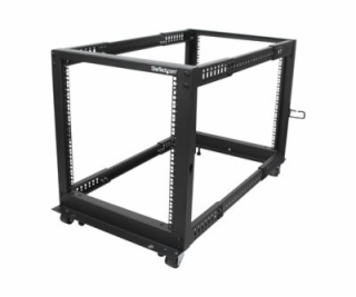 StarTech.com 12U 19  Open Frame Server Rack, 4 Post Adjus...