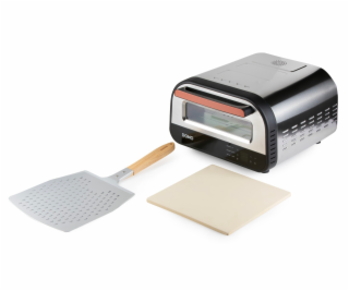 Pizza pec Genius - nerezová, pečící kamen - DOMO DO9289PZ