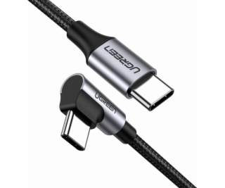 Ugreen kabel USB-C (rovný) / USB-C (úhlový) PD QC 60 W 3 ...