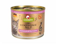 GRANATAPET Symphonie  No.2 Prawns and turkey - mokré krmivo pro kočky - 200g