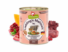 GRANATAPET Liebling s Mahlzeit Vension ragout and beef - vlhké krmivo pro psy - 800g