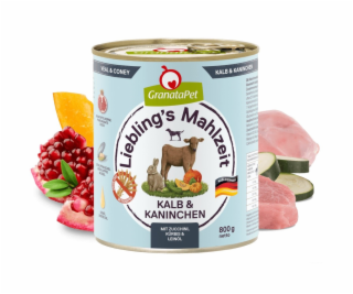 GRANATAPET Liebling s Mahlzeit Veal and coney - vlhké krm...