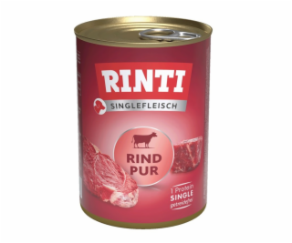 RINTI Singlefleisch Pur Beef - vlhké krmivo pro psy - 400g