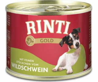 RINTI Gold Wild boar - vlhké krmivo pro psy - 185g