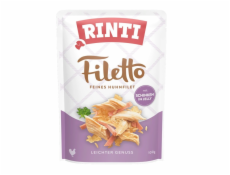 RINTI Filetto Chicken fillet with ham - vlhké krmivo pro psy - 100g
