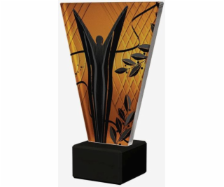 Victoria Sport Monochromatická skleněná trofej na mramoro...