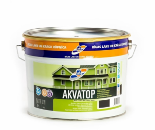 Dřevěná fasádní barva Rilak Akvatop, černá, 9l
