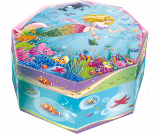 Pulio Osmihranná hudební skříňka Pecoware - Mořská panna