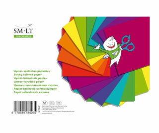 Farebný papier SMLT, A4, 8 listov