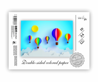 Farebný obojstranný papier SMLT, A4, 8 listov