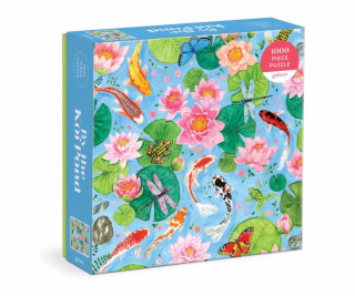 Galison Puzzle Rybníček s Koi kapry 1000 dílků
