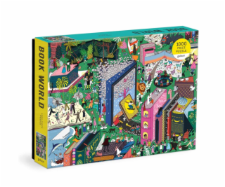 Galison Puzzle Knižní svět 1000 dílků