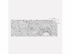 Galison Vybarvovací panoramatické puzzle Květiny ve vlasech 1000 dílků