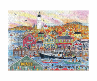 Galison Puzzle Podzim u moře 1000 dílků