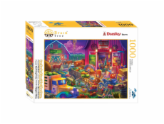 Brain Tree Puzzle Soumrak na dvorku 1000 dílků