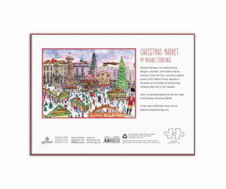 Galison Puzzle Vánoční trh 1000 dílků