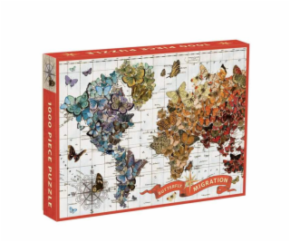 Galison Puzzle Migrace zlatého motýla Wendy 1000 dílků