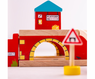 Bigjigs Rail Nádraží nad cestou