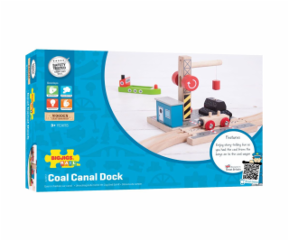 Bigjigs Rail Uhelný dok s jeřábem