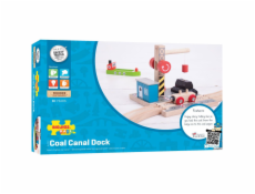 Bigjigs Rail Uhelný dok s jeřábem