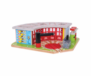 Bigjigs Rail Exkluzivní depo pro 5 vláčků