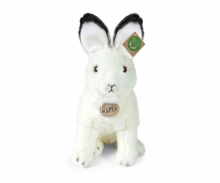 Rappa Plyšový zajíc polární sedící 30 cm ECO-FRIENDLY