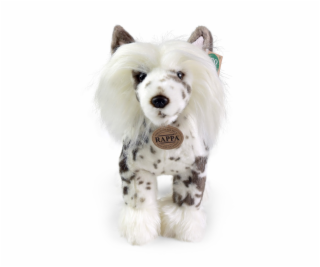 Rappa Plyšový pes čínský chocholatý stojící 25 cm ECO-FRI...