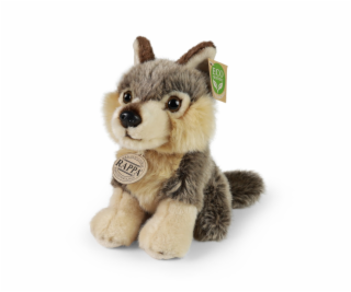 Rappa Plyšový vlk sedící 18 cm ECO-FRIENDLY