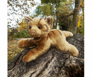 Rappa Plyšová kočka ležící 30 cm ECO-FRIENDLY