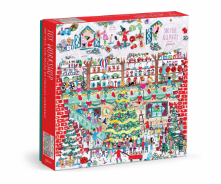 Galison Fóliové puzzle Michael Storrings Vánoční dílna hr...