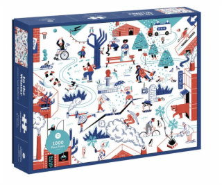 Chronicle Books Puzzle V zimě 1000 dílků