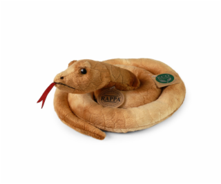 Rappa Plyšový had hnědý 90 cm ECO-FRIENDLY