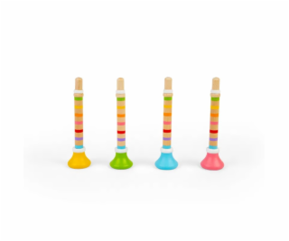 Bigjigs Toys Trumpetka 1 ks růžová