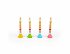 Bigjigs Toys Trumpetka 1 ks růžová