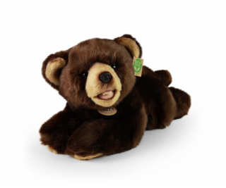 Rappa Plyšový medvěd ležící 20 cm ECO-FRIENDLY
