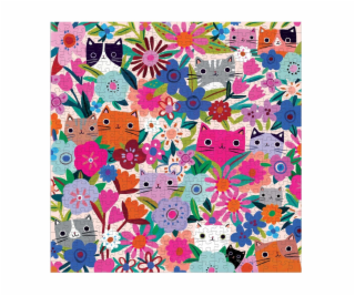 Mudpuppy Puzzle Kočky v květinách 500 dílků