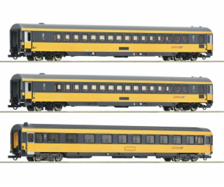 Roco Sada 3 ks osobních vagónů RegioJet - 6200082