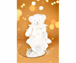 Doudou Dárková sada Plyšový medvídek s dečkou 30 cm béžový