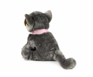 Rappa Plyšová kočka šedá 25 cm ECO-FRIENDLY