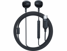 Acefast Sluchátka Sluchátka do uší Acefast L2 s USB-C konektorem, mikrofonem a dálkovým ovladačem 1,2 m - černá