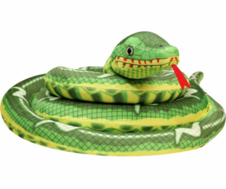 LeanToys Plyšový maskot - zelený had 400 cm