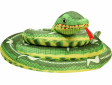 LeanToys Plyšový maskot - zelený had 400 cm