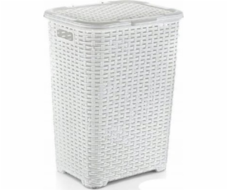 Katex Koš na prádlo.RATAN 60l-bílý 435x337x602 mm