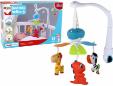 LeanToys Kolotoč do postýlky Na baterie Zvuky Modré 3 Plyšové hračky