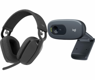 Logitech Sluchátka Zone Vibe 100 (981-001213) + C270 (960...
