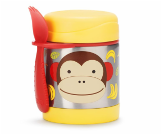 Skip Hop Termoska pro děti Zoo Monkey 0,325 l Stříbrno-žlutá