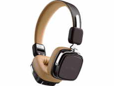 Bezdrátová retro sluchátka Bluetooth do uší 5.4 70 Classic II Proove / béžová – hnědá