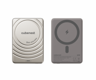 Cubenest Magnetická bezdrátová powerbanka SlimDual 5000 m...
